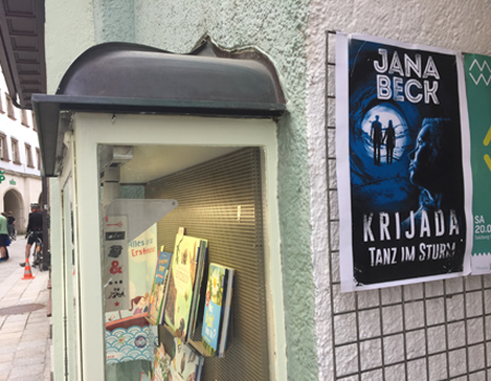 Keltenbuchhandlung: Plakat Krijada