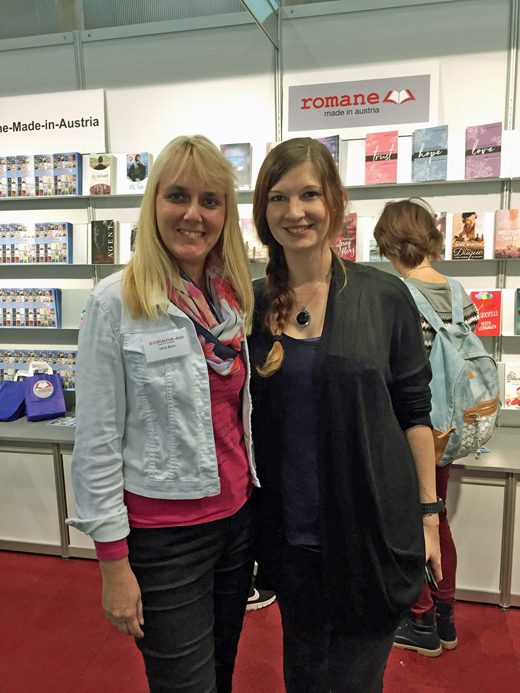 Mit einer Bloggerin